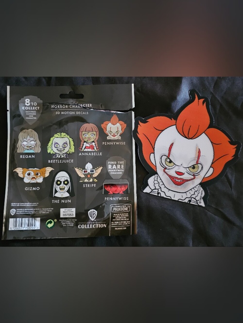 Paladone Horror 3D Motion Decal PENNYWISE CHASER Rare New WB Studio Collection